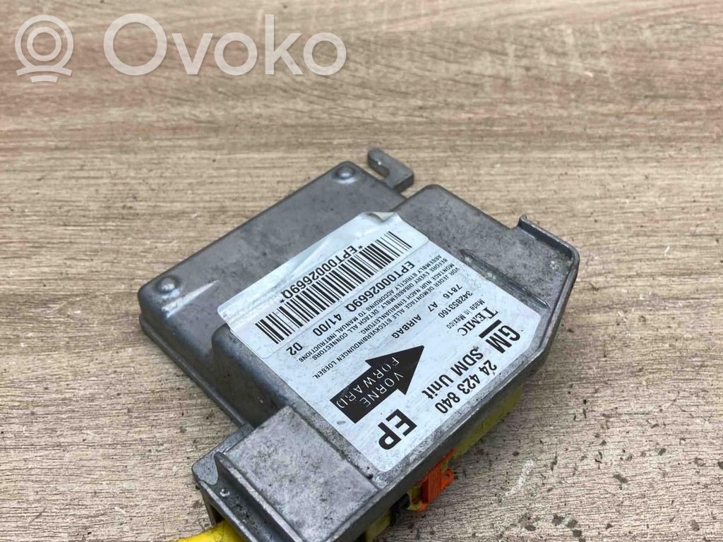 Opel Corsa C Unitate/modul de comandă airbaguri 
