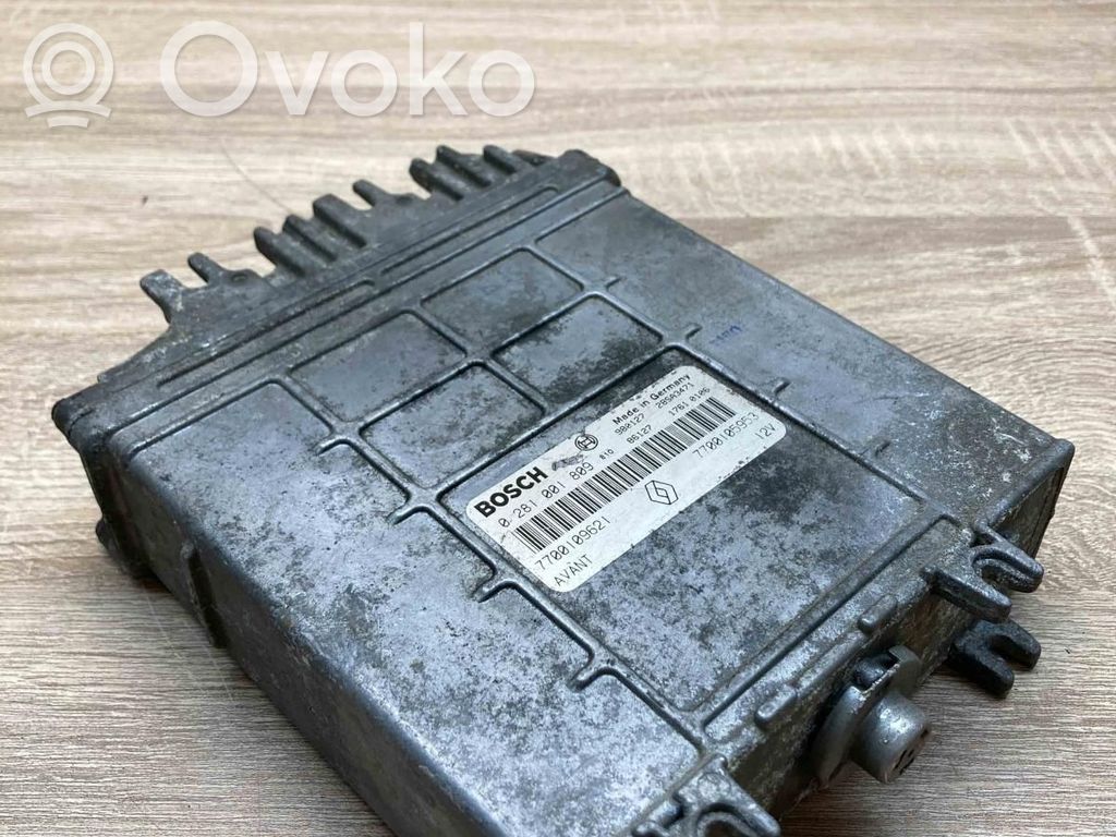 Engine control unit/module ECU   7700109621,0281001809