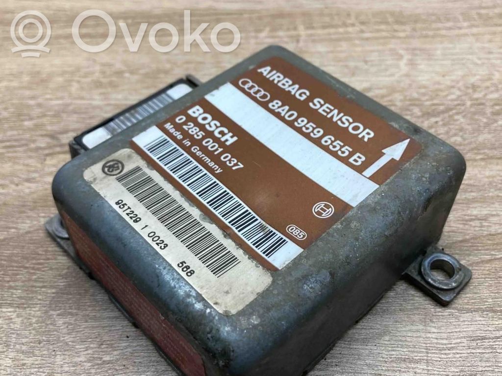 Centralina/modulo airbag   8A0959655B,0285001037
