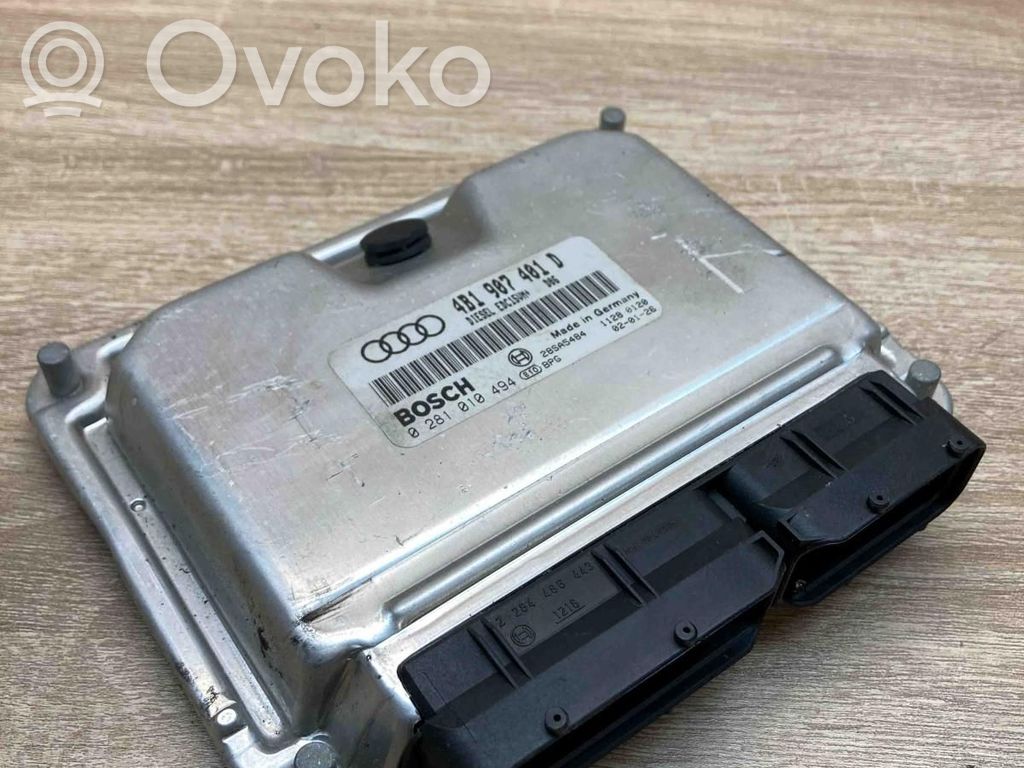 Audi A6 S6 C5 4B Centralina/modulo motore ECU 