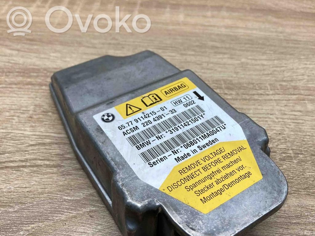 BMW 5 E60 E61 Airbag control unit/module 