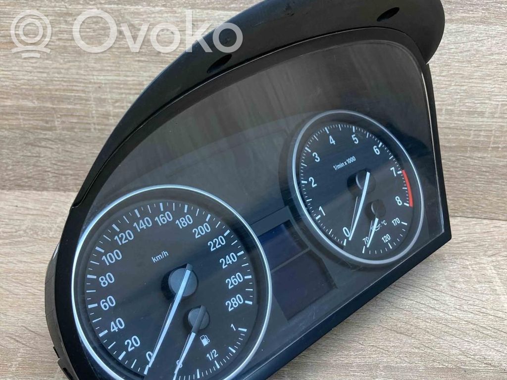 BMW 3 E90 E91 Spidometrs (instrumentu panelī) 