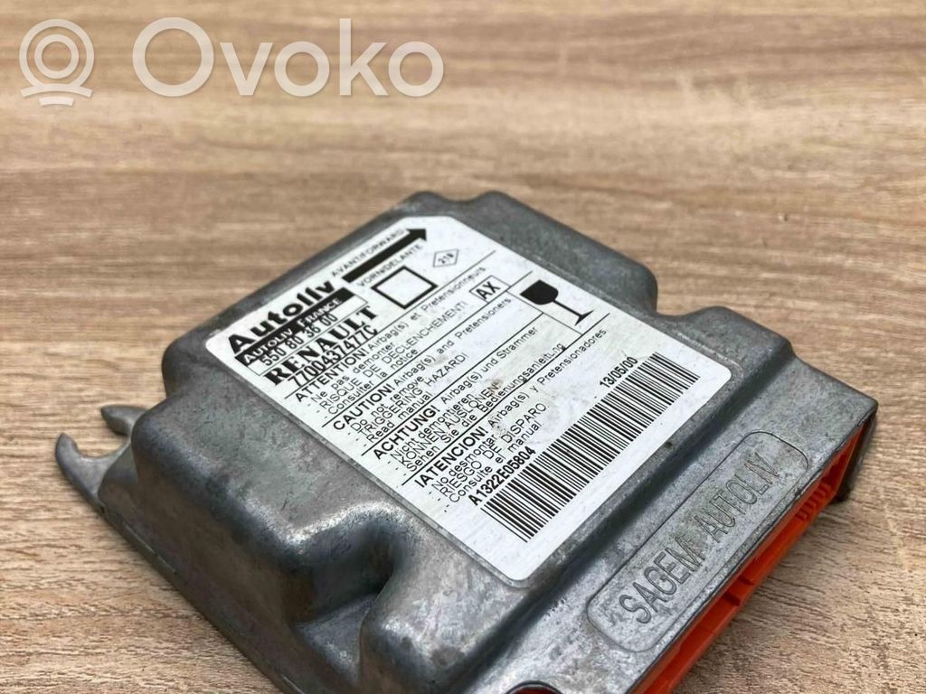 Renault Megane II Module de contrôle airbag 