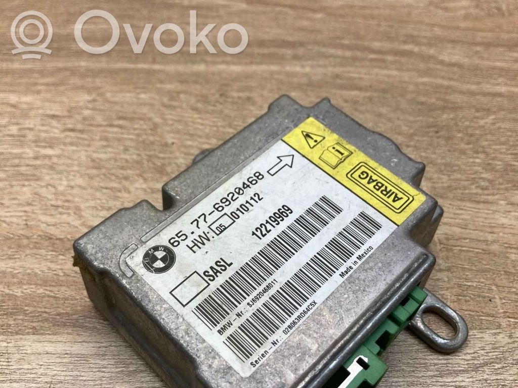 Unidad de control/módulo del Airbag   6920468