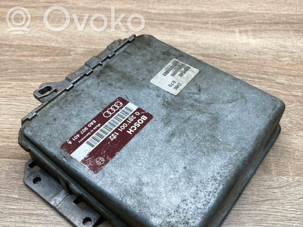 Engine control unit/module ECU   8A0907401A,0281001132,USED