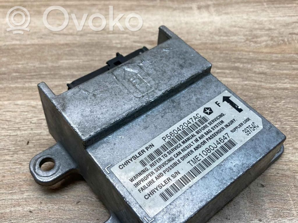 Sterownik / Moduł Airbag   P56042047AC,TME1080J4647