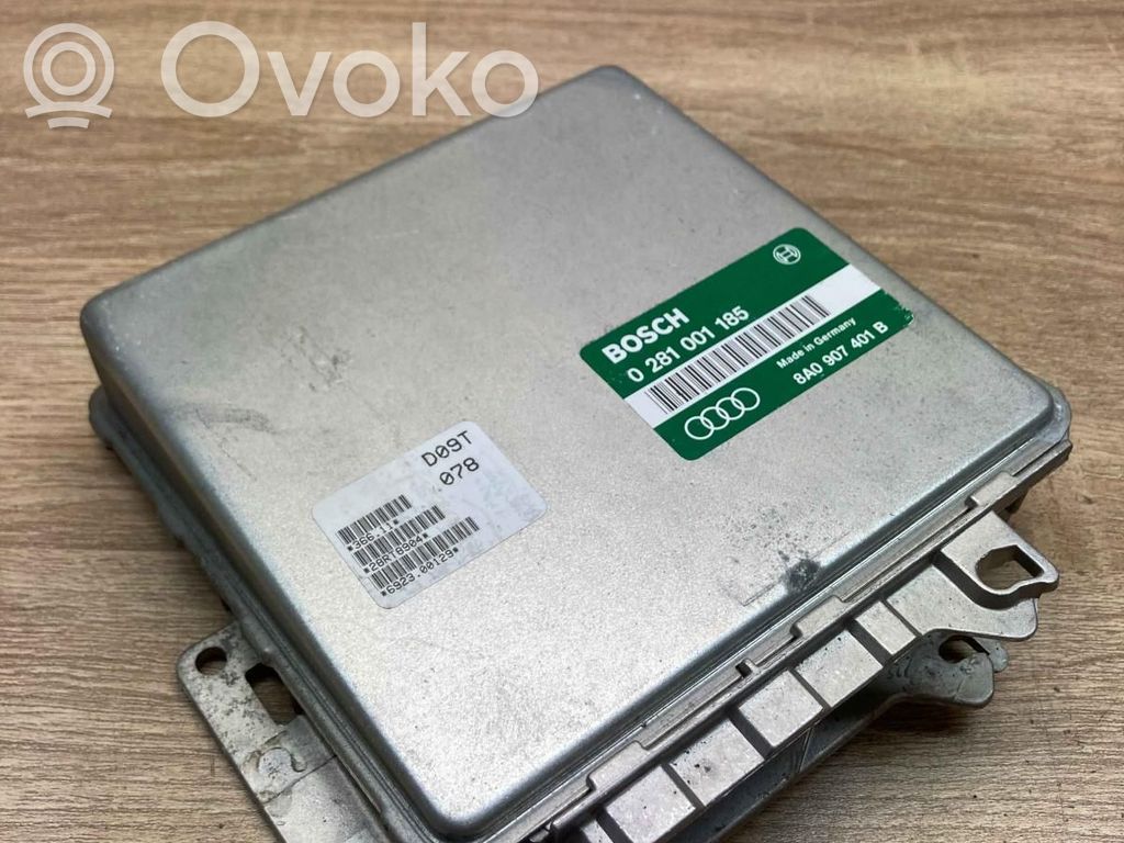 Engine control unit/module ECU   8A0907401B,0281001185