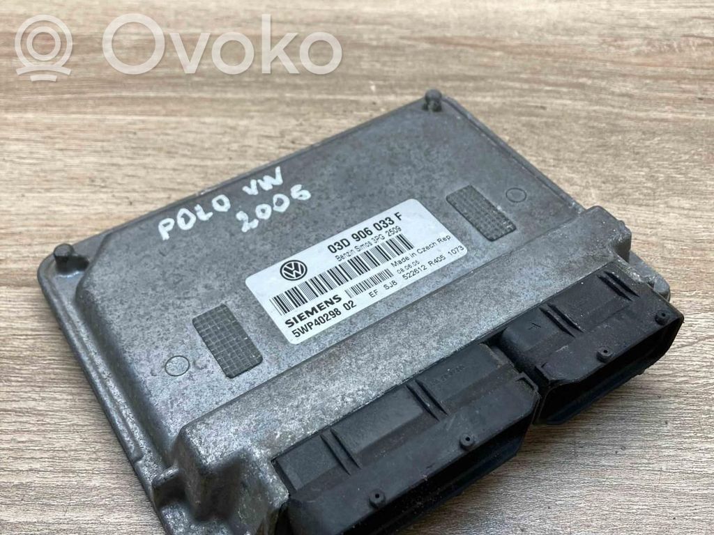 Volkswagen Polo IV 9N3 Module de contrôle airbag