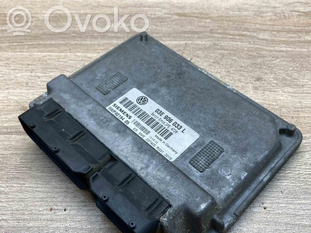Volkswagen Polo III 6N 6N2 6NF Unitate control motor/modul ECU 