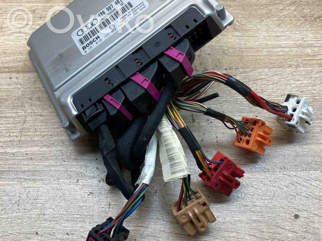Engine control unit/module ECU   4B0907401T,0281010153,WITHPLUG