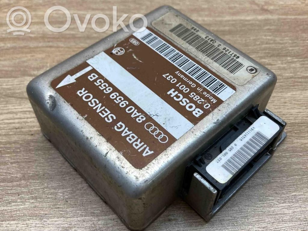 Sterownik / Moduł Airbag   8A0959655B,0285001037,AIRB
