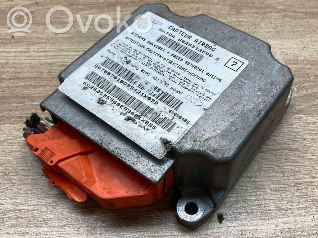 Renault Laguna I Airbag control unit/module 