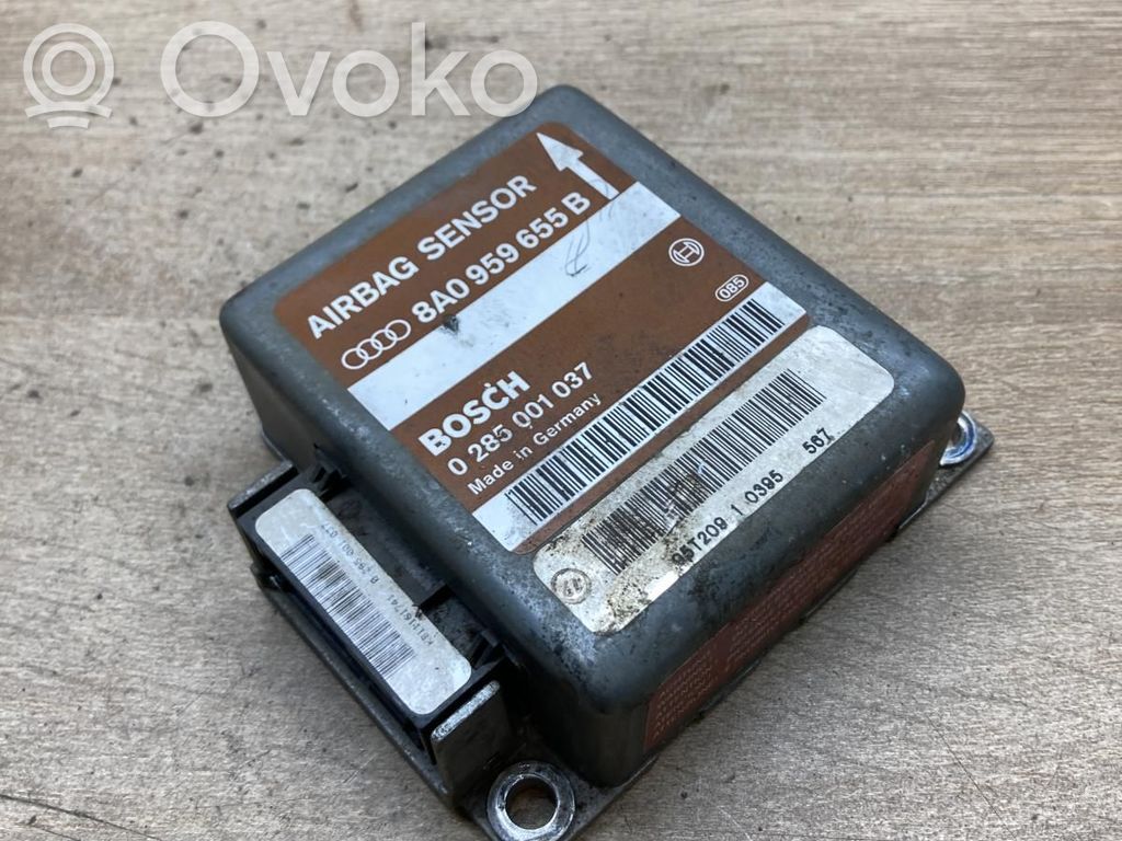 Turvatyynyn ohjainlaite/moduuli   8A0959655B,0285001037