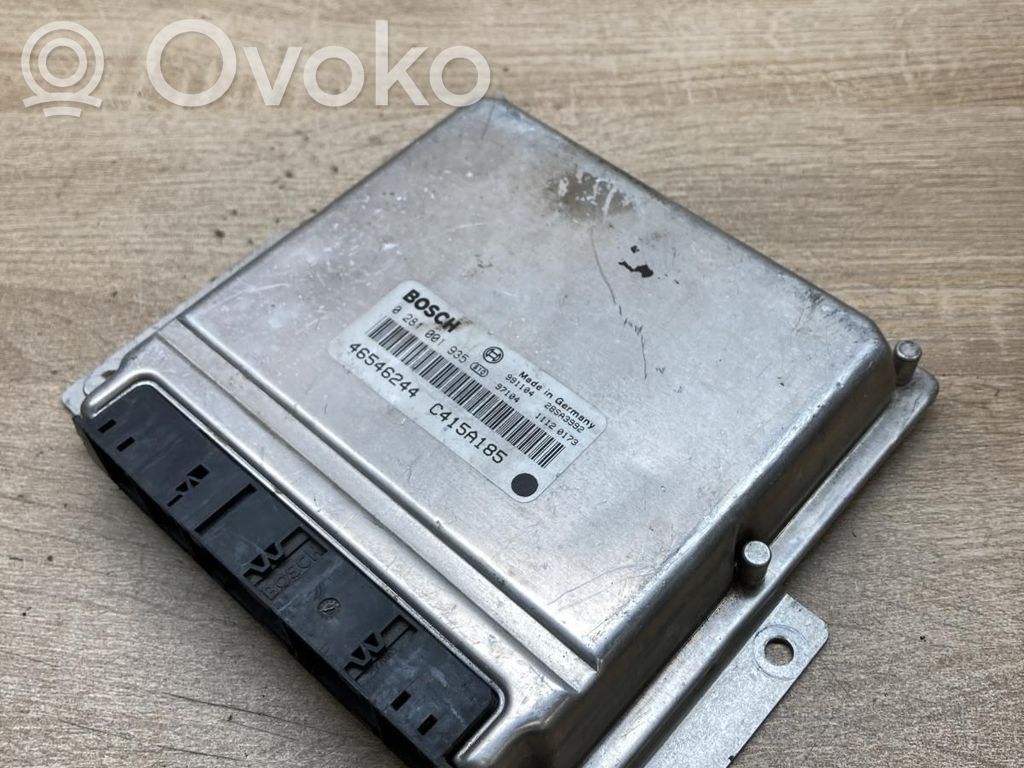 Engine control unit/module ECU   46546244,0281001935