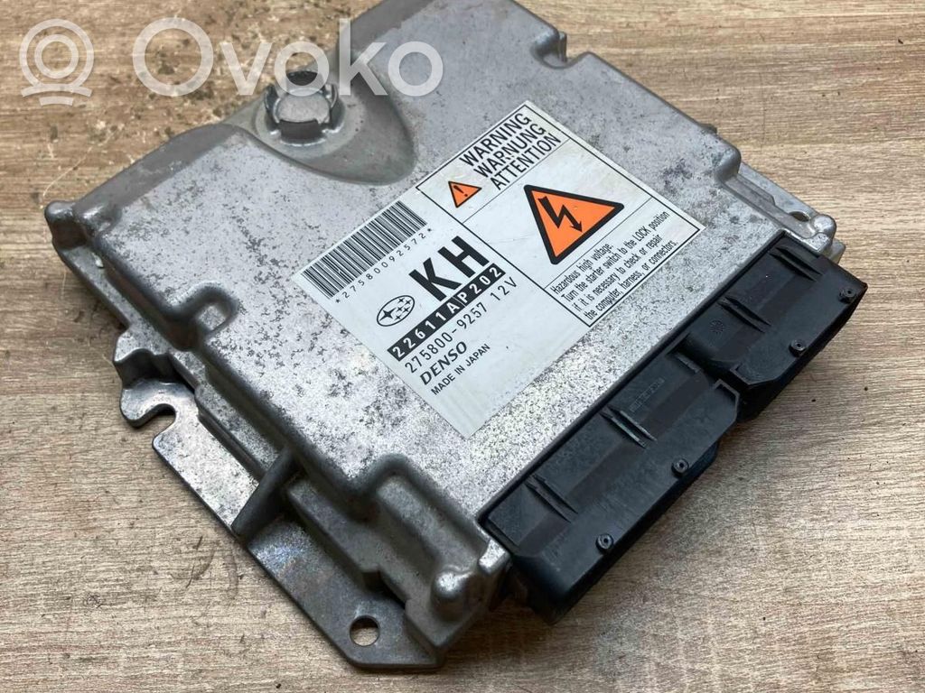 Engine control unit/module ECU   22611AP202,2758009257,KH