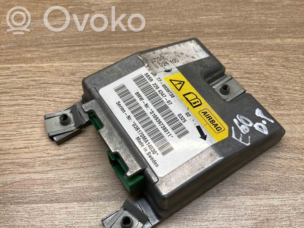 BMW 5 E60 E61 Airbag control unit/module 