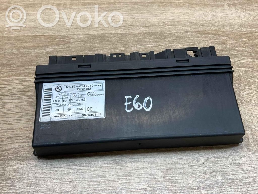 BMW 5 E60 E61 Modul confort
