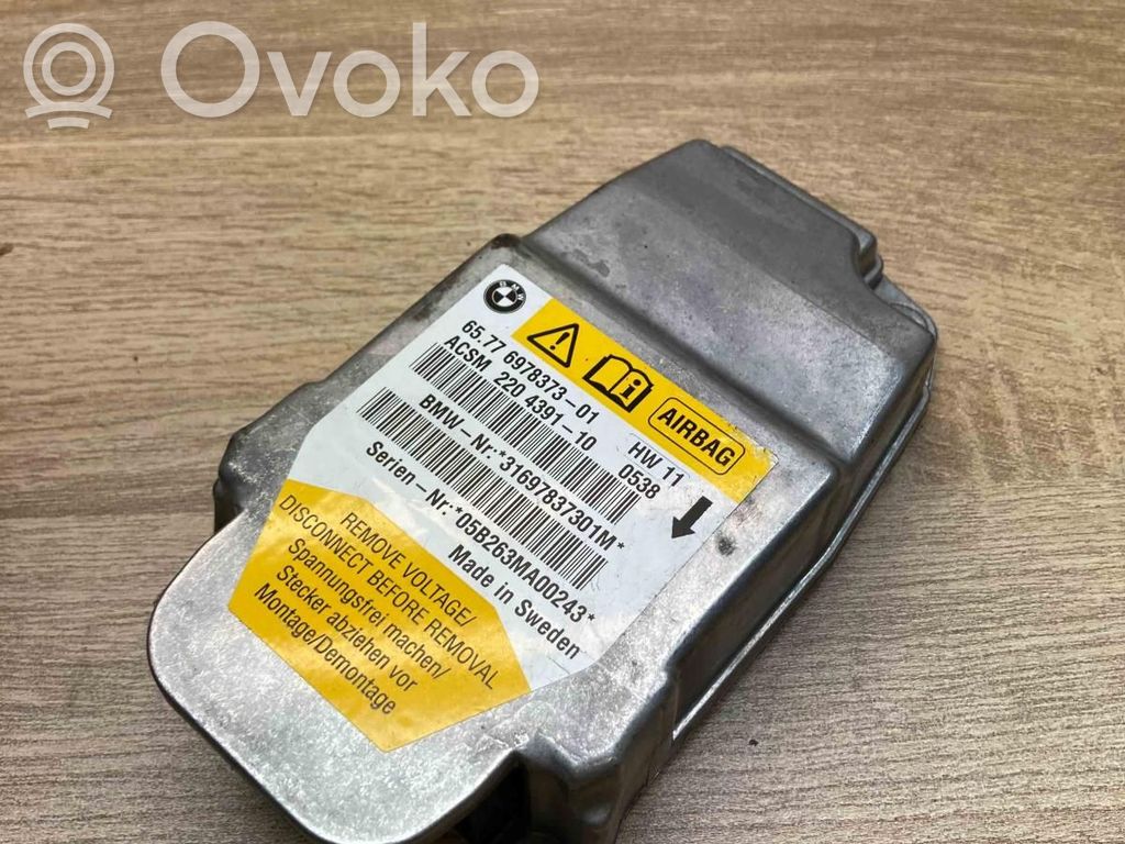 Airbag control unit/module   6978373,220439110