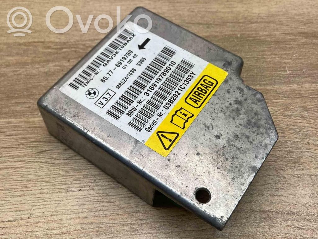 Airbag control unit/module   6919789,MRSZ416SB,5965