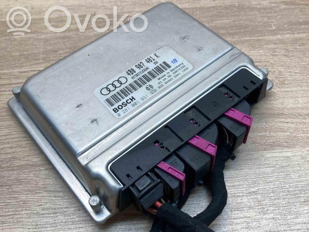 Engine control unit/module ECU   4B0907401K,0281001931,WITHPLUGS
