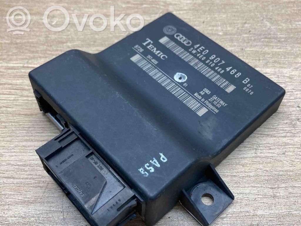 Audi A8 S8 D3 4E Modul control gateway 