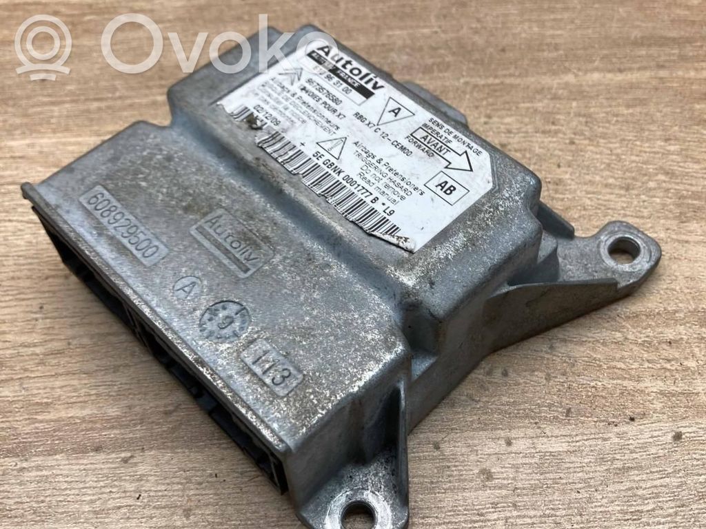 Citroen C5 Unidad de control/módulo del Airbag 