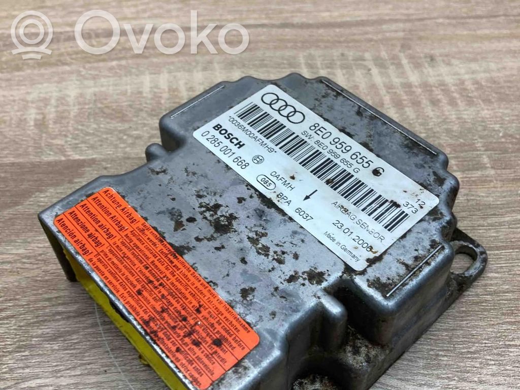 Audi A4 S4 B6 8E 8H Unitate/modul de comandă airbaguri 