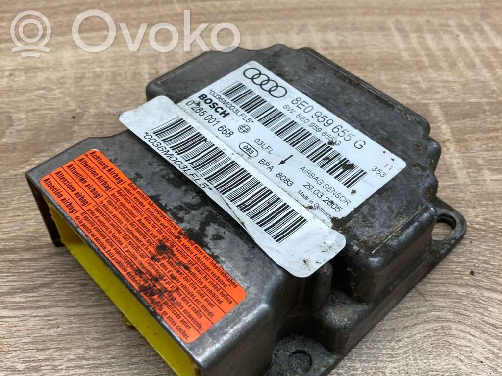 Audi A4 S4 B6 8E 8H Unitate/modul de comandă airbaguri 