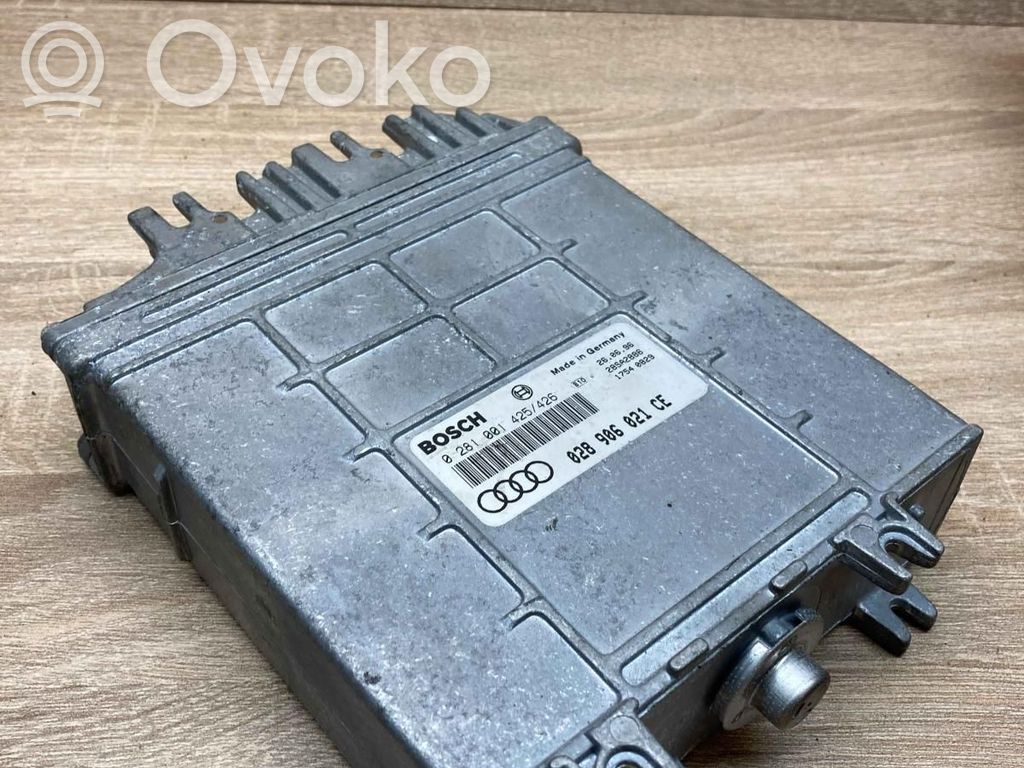 Unité de commande, module ECU de moteur   028906021CE,0281001425
