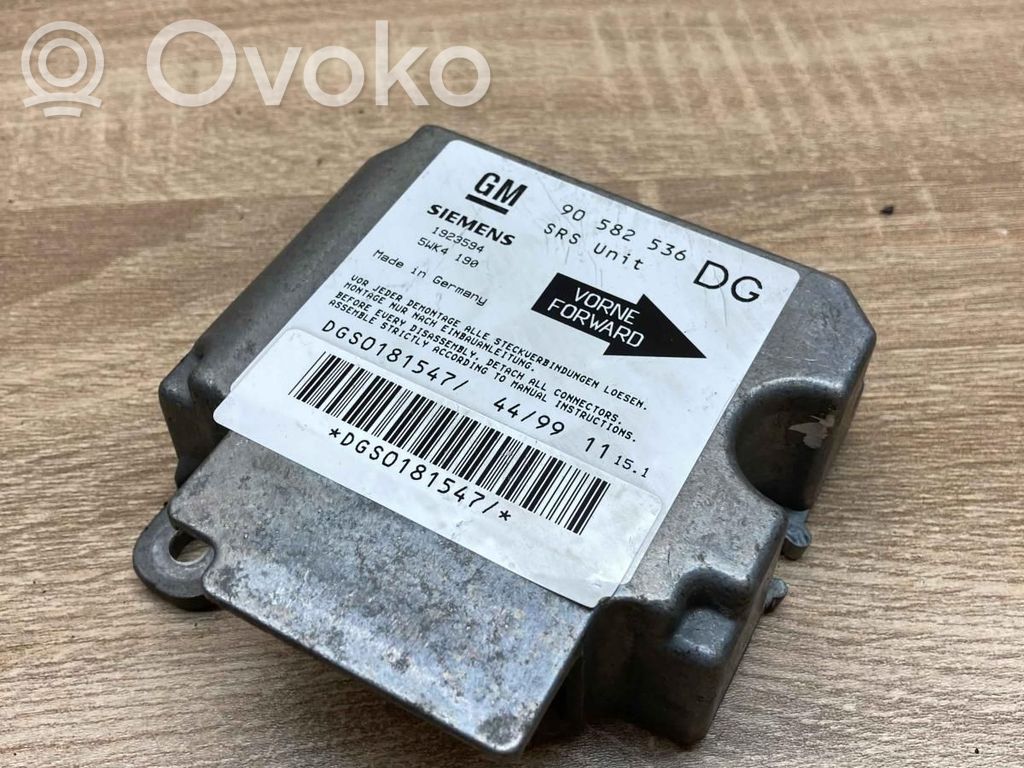 Opel Zafira A Centralina/modulo airbag 