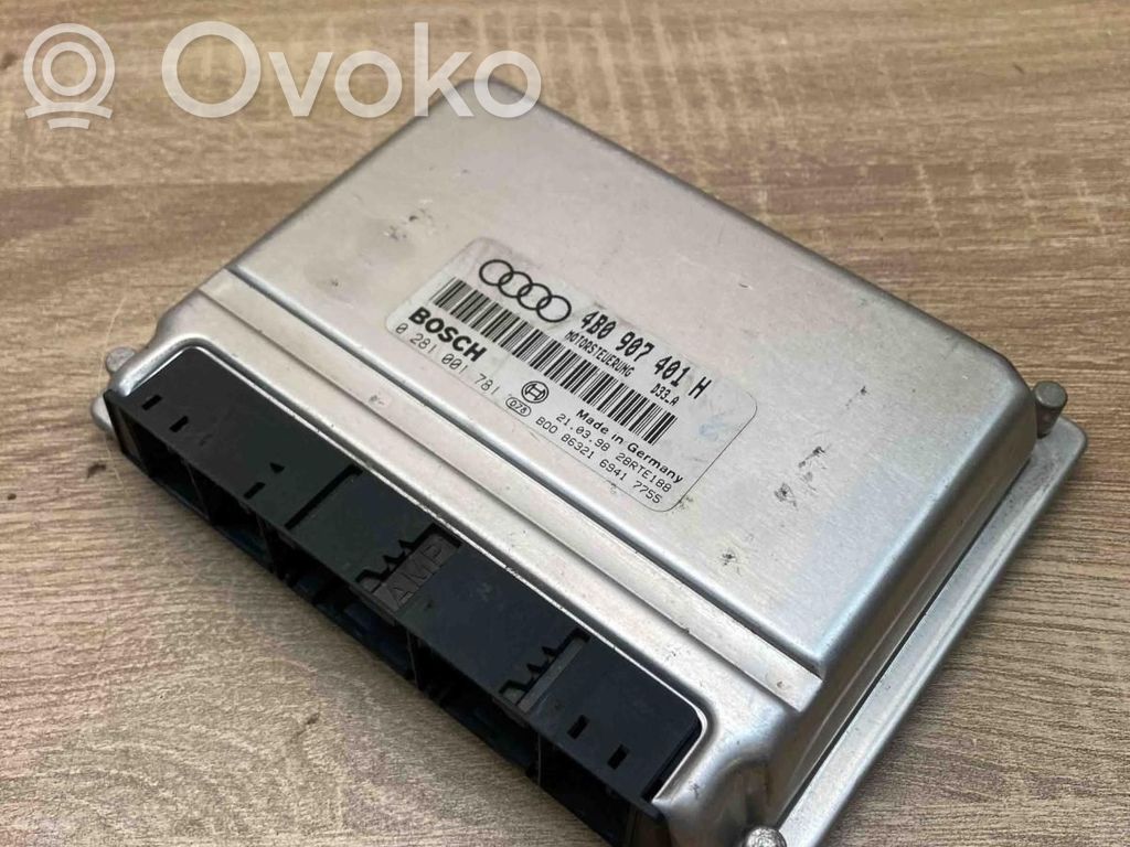 Audi A6 S6 C5 4B Centralina/modulo motore ECU 