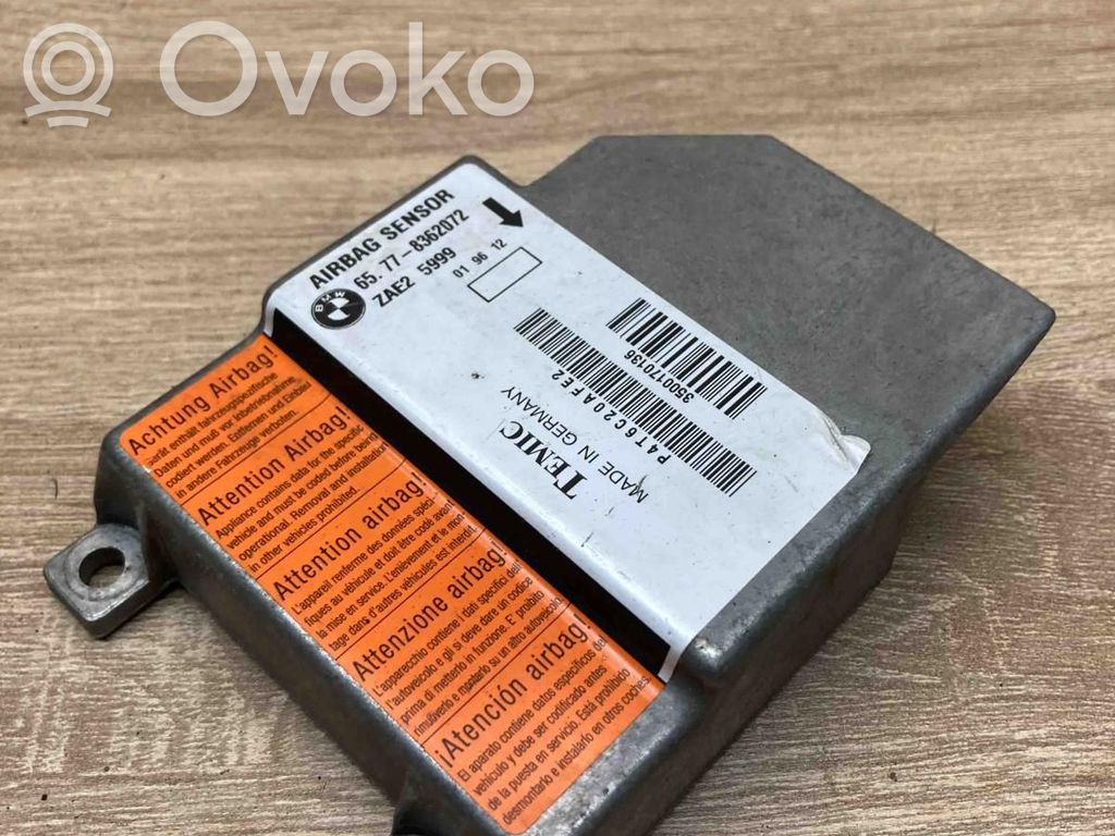 BMW 5 E39 Centralina/modulo airbag 