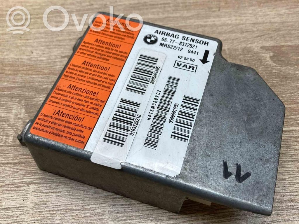Turvatyynyn ohjainlaite/moduuli   8372521,MRSZ212