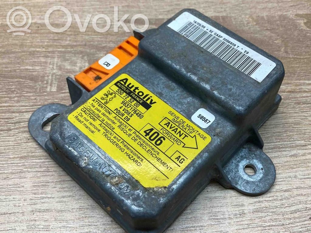 Peugeot 406 Unitate/modul de comandă airbaguri 