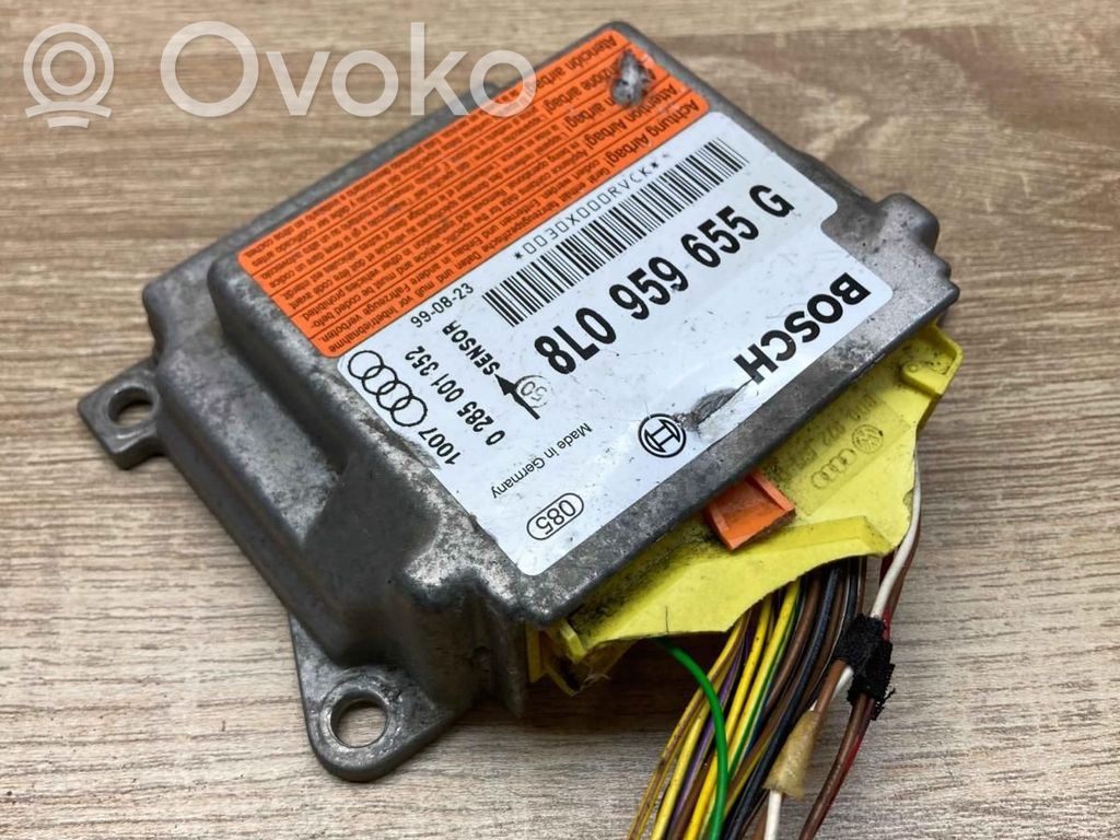Audi A3 S3 8L Module de contrôle airbag