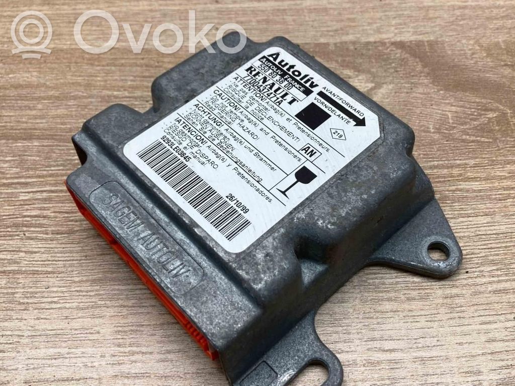 Renault Scenic I Centralina/modulo airbag 