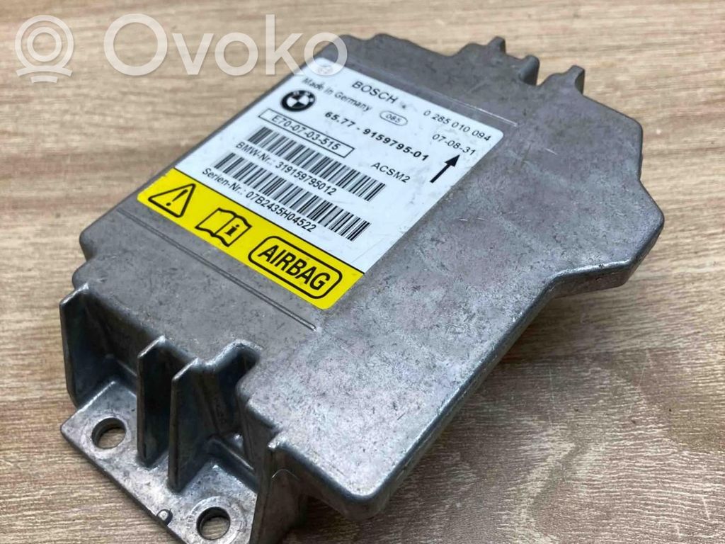 Airbag control unit/module   9159795,0285010094