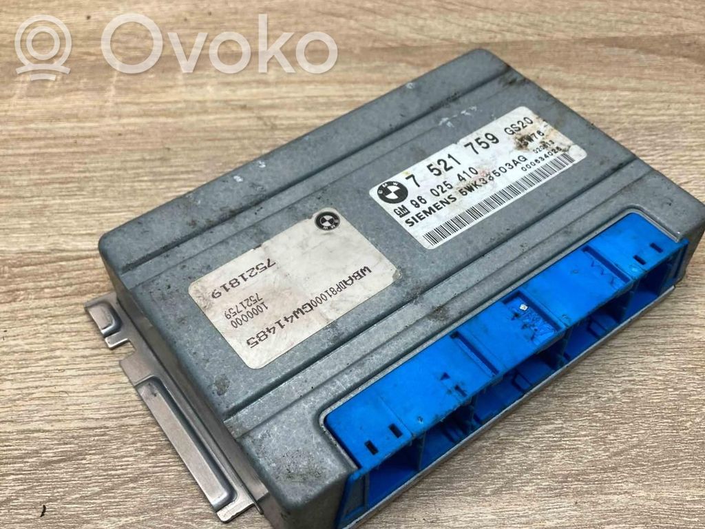 BMW 3 E46 Unitate/modul de control cutie de viteze 