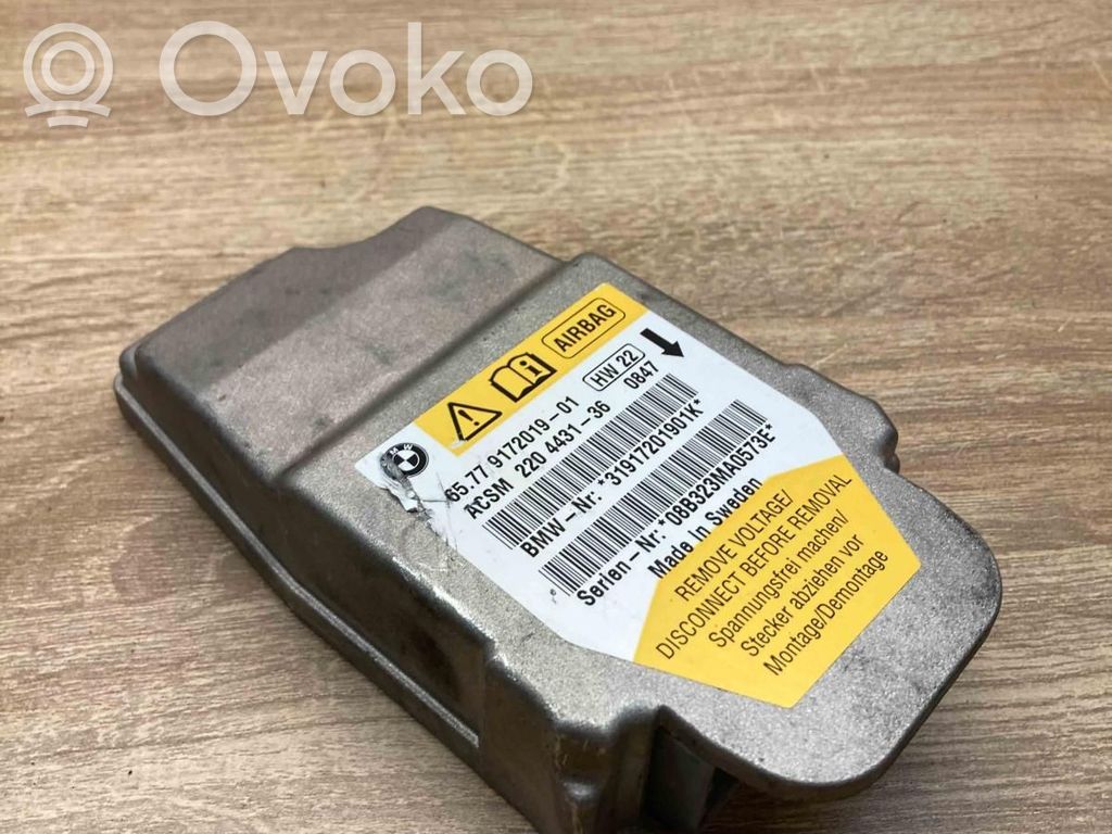 Airbag control unit/module   9172019,220443136