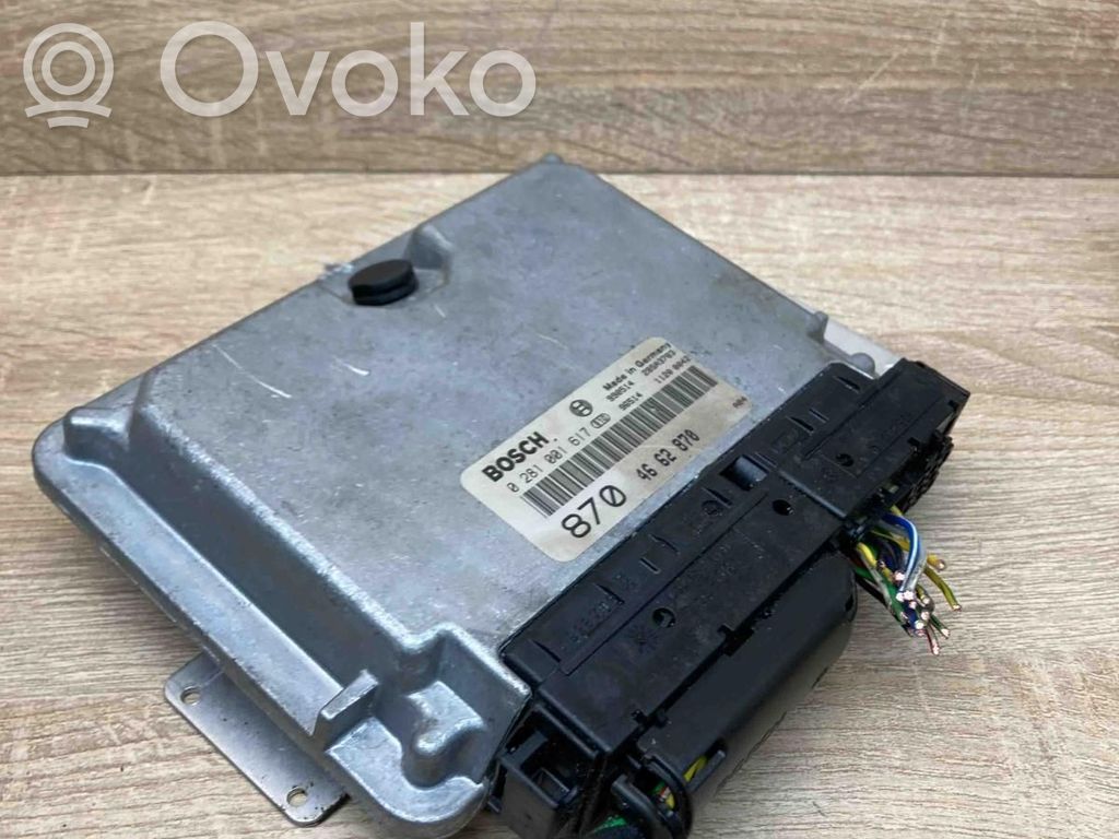 Engine control unit/module ECU   4662870,0281001617,WITHPLUG