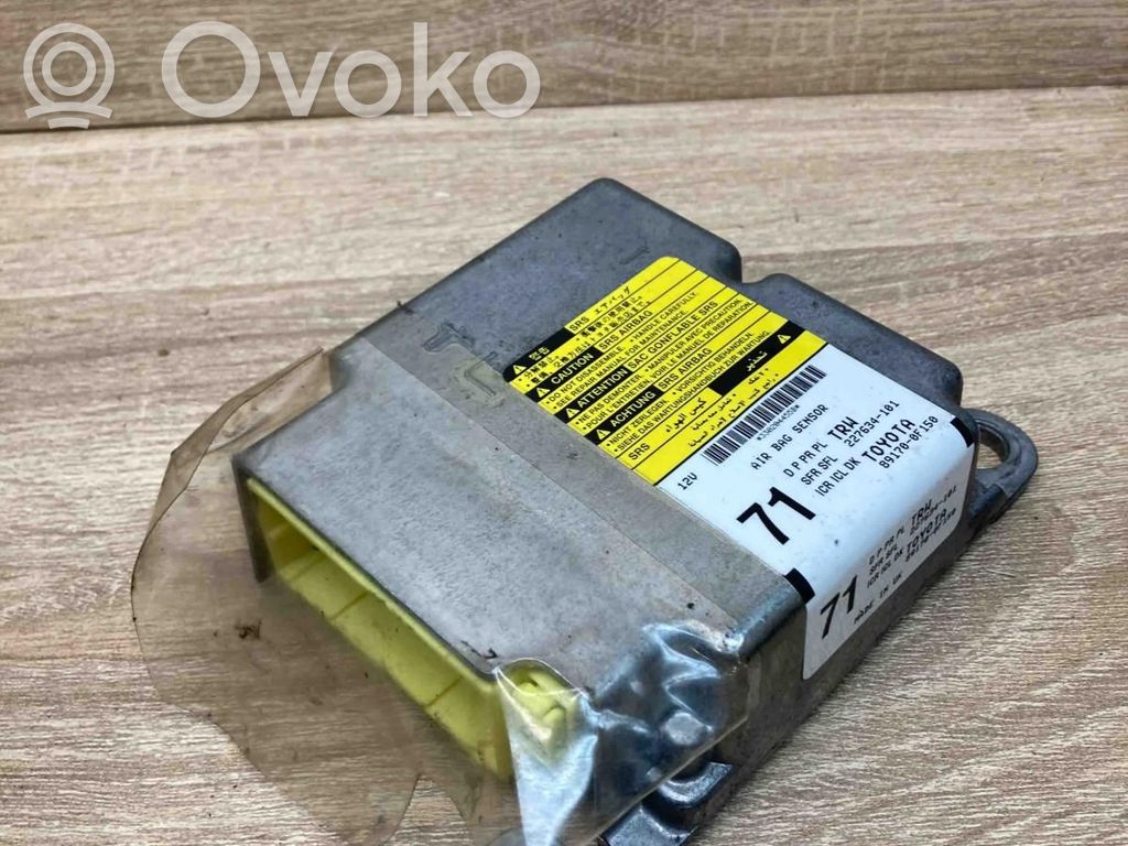 Toyota Verso Centralina/modulo airbag 