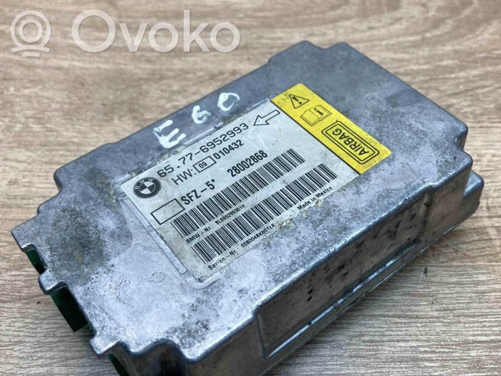 BMW 5 E60 E61 Sterownik / Moduł Airbag 