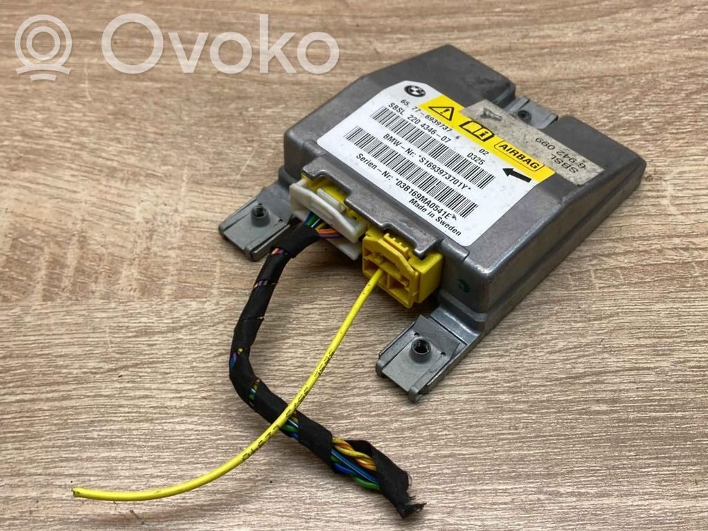 BMW 5 E60 E61 Turvatyynyn ohjainlaite/moduuli 