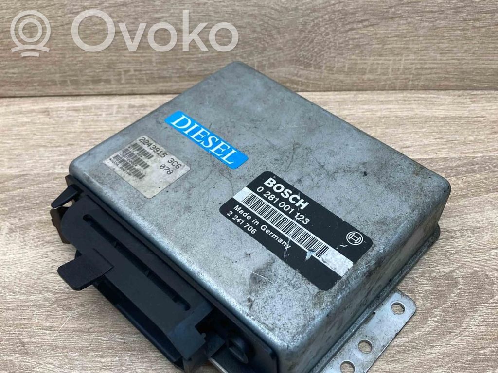 BMW 3 E30 Unidad de control/módulo ECU del motor 