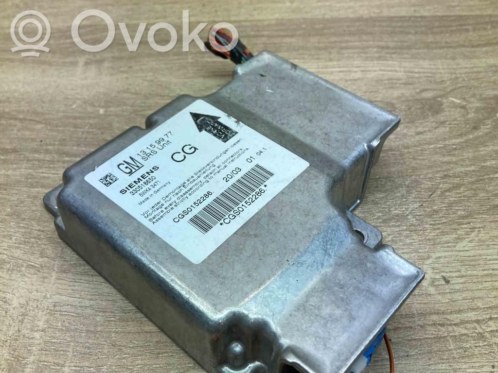 Opel Signum Centralina/modulo airbag 
