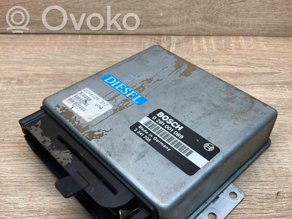 BMW 3 E30 Unidad de control/módulo ECU del motor 