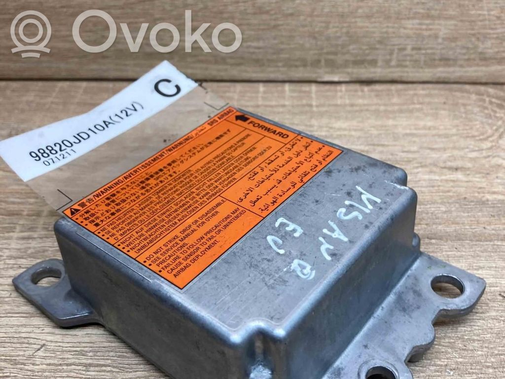 Nissan Qashqai Unitate/modul de comandă airbaguri 