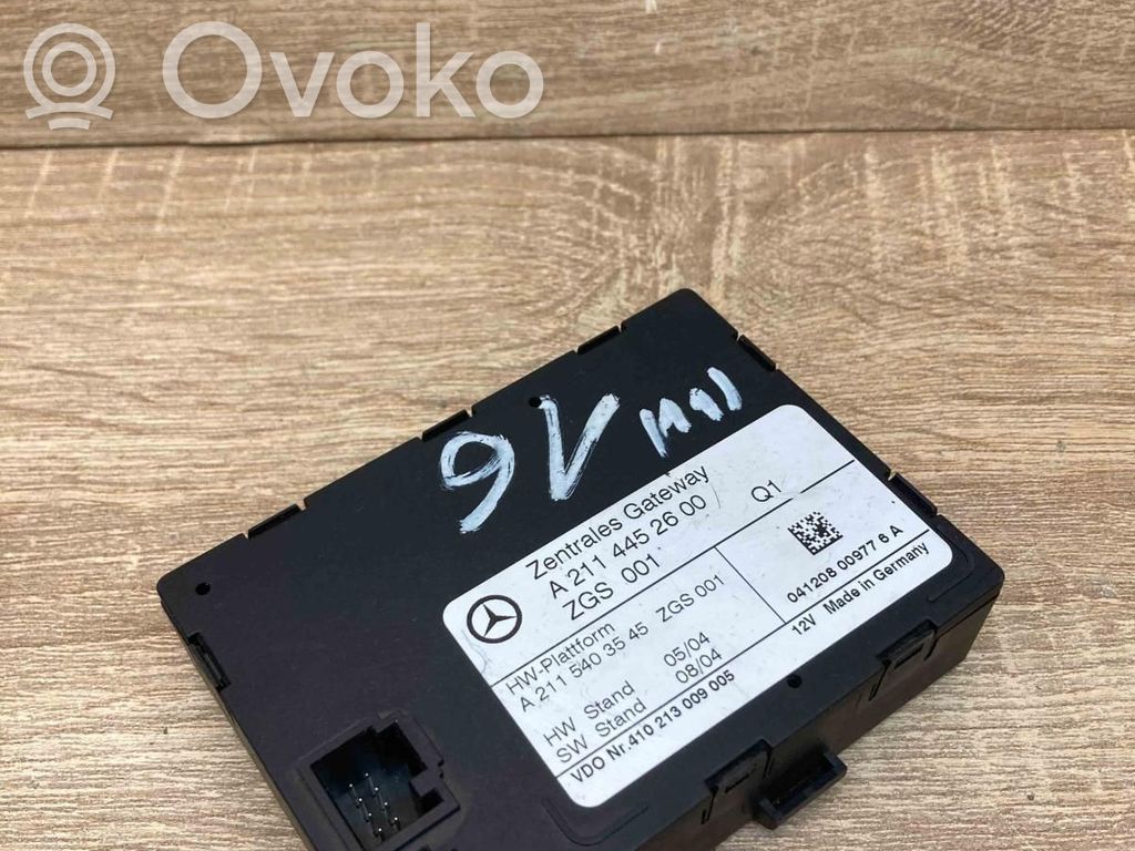 Mercedes-Benz E W211 Modul control gateway 