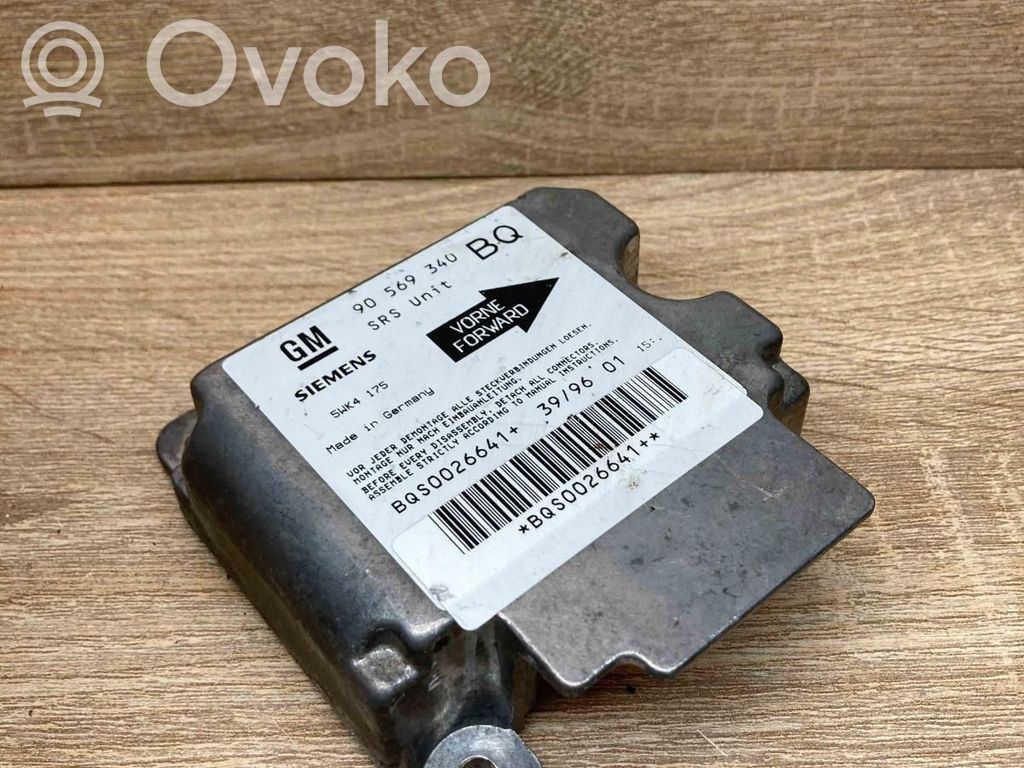 Opel Vectra B Centralina/modulo airbag 