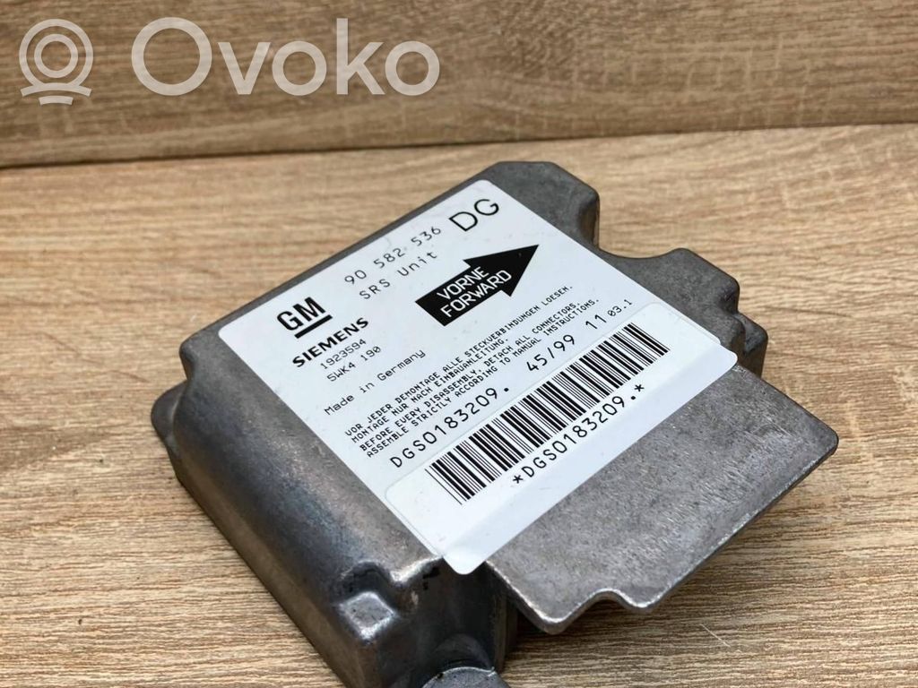 Opel Zafira A Centralina/modulo airbag 